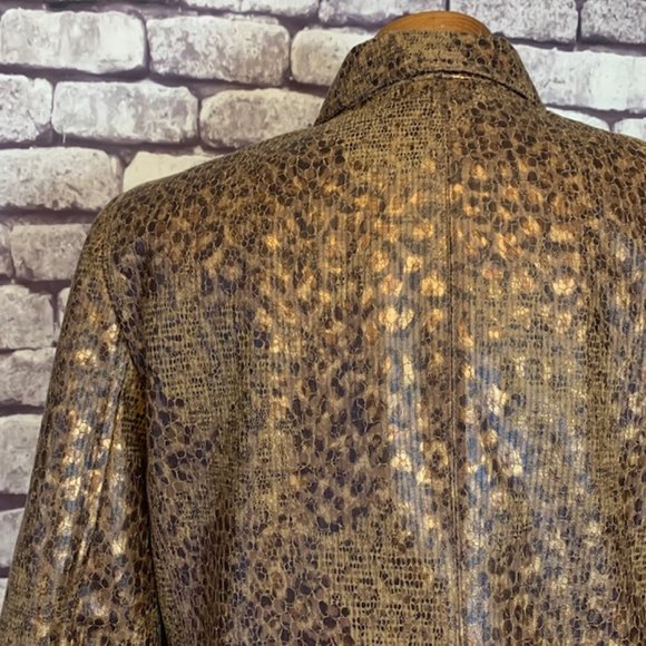 Alfred Dunner Size 10P Animal Print Jacket - Picture 8 of 10